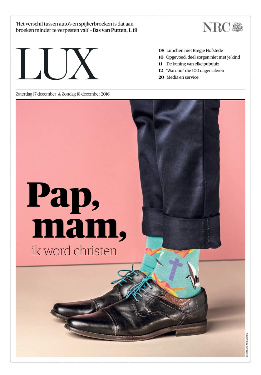 THonmission's tweet photo. Pap, mam, ik word christen. Mooie cover @nrc bij interessant artikel over keuze van twintigers voor het christelijk geloof #kerk #christen https://t.co/VyWI1OH2lK