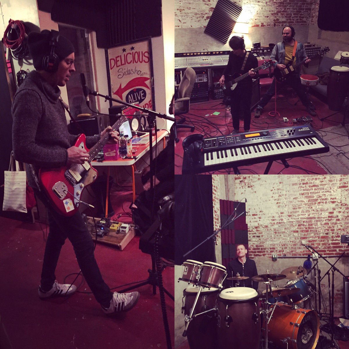 Gearing up for day 2 of recording with <a href="/CreepRecords/">Creep Records</a>!