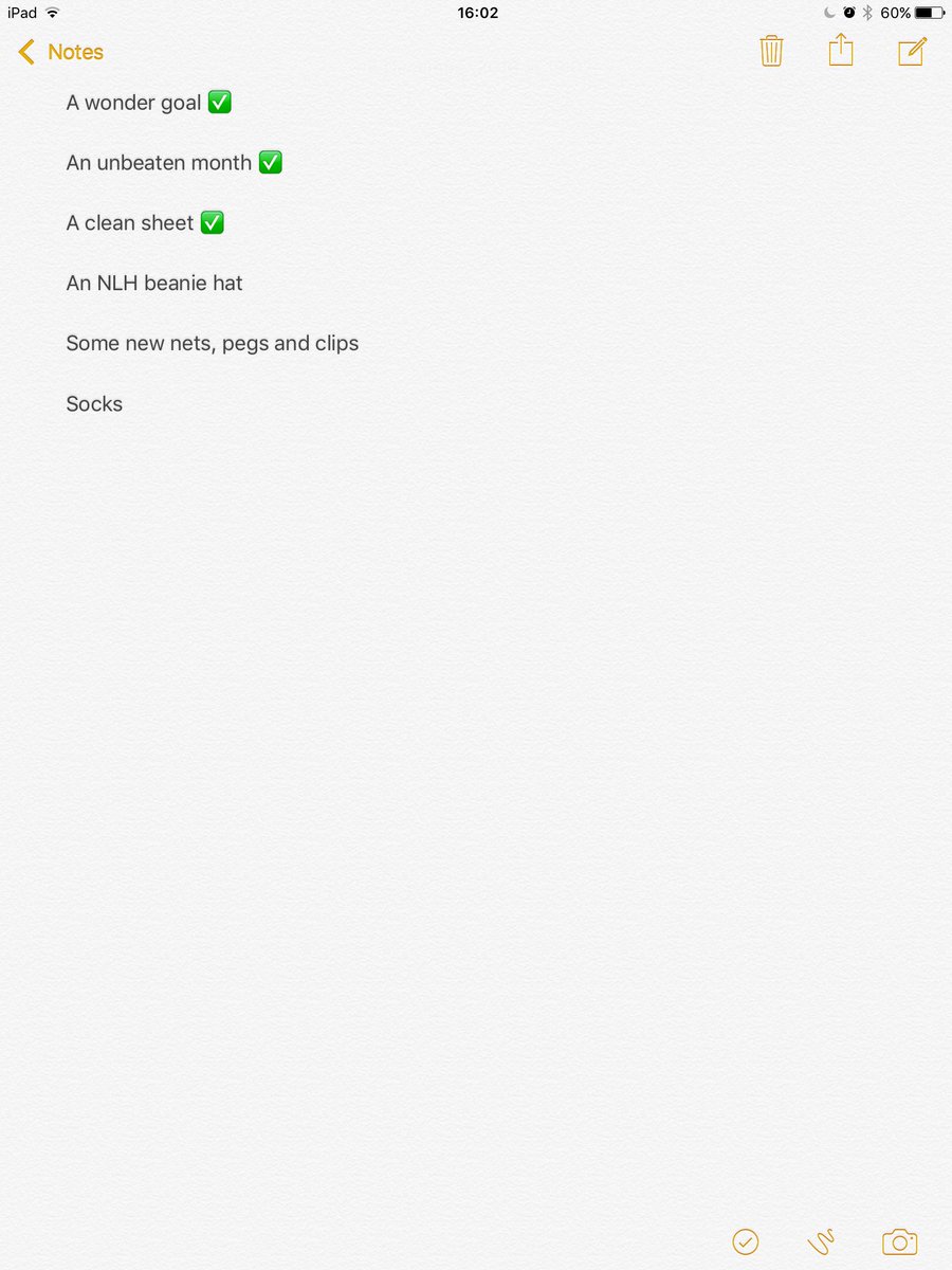 I've just had a sneak peak at @jakebensonswfc Christmas list, it looks like he's running out of ideas!