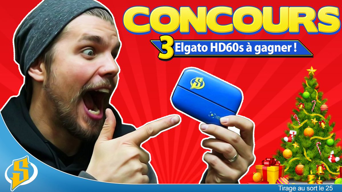 FRSkyRRoZ's tweet photo. CONCOURS DE NOEL !! 🎅
Gagne ton Elgato HD60S https://t.co/yBvaI2aH9k 😉
Pour participer #RETWEET et #FOLLOW @elgatogaming + @FRSkyRRoZ 🎄 https://t.co/QXyw3zduog