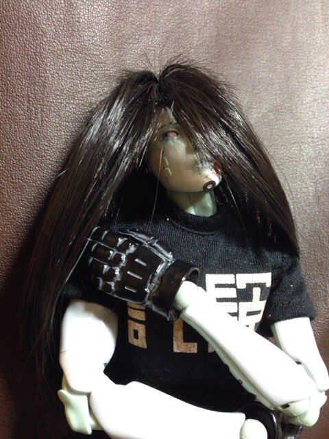 百均の前髪ウィッグによる1 6ドールウィッグの作り方 Togetter