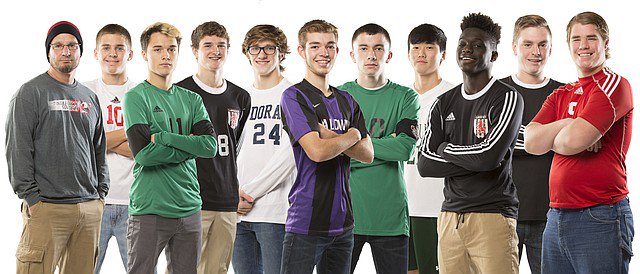 LJWpreps's tweet photo. The 2016 All-Area boys soccer team, featuring Player of the Year Cain Scott: https://t.co/1DUA4kqLTh https://t.co/Lz2QiJEZDo