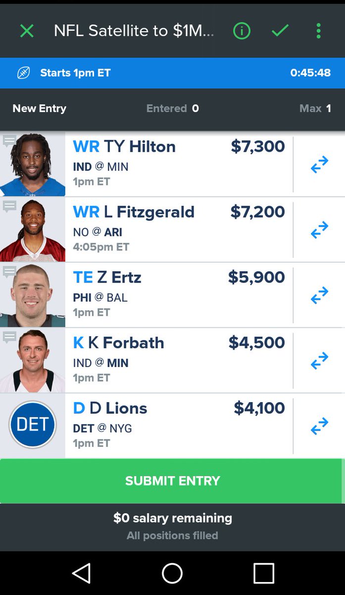 dfskingz1's tweet photo. 2nd Free #NFL giveway of the day, this time from #FanDuel....enjoy, retweet, post winners!! #DFSKingz.com we do this!!! https://t.co/cLCunRnStl