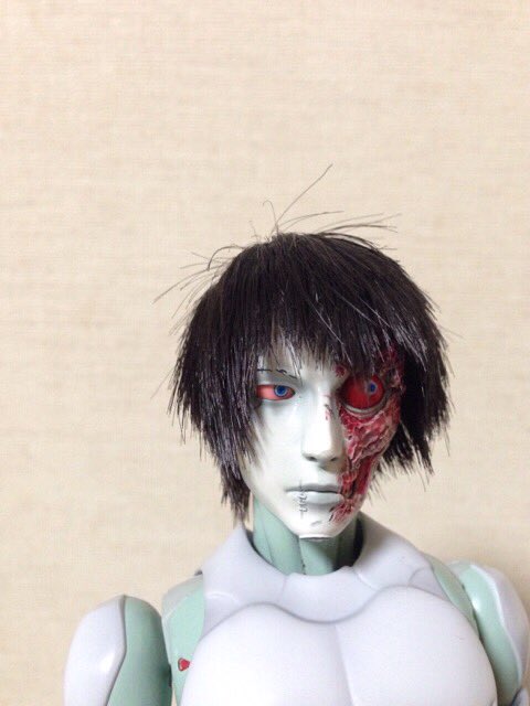 百均の前髪ウィッグによる1 6ドールウィッグの作り方 Togetter