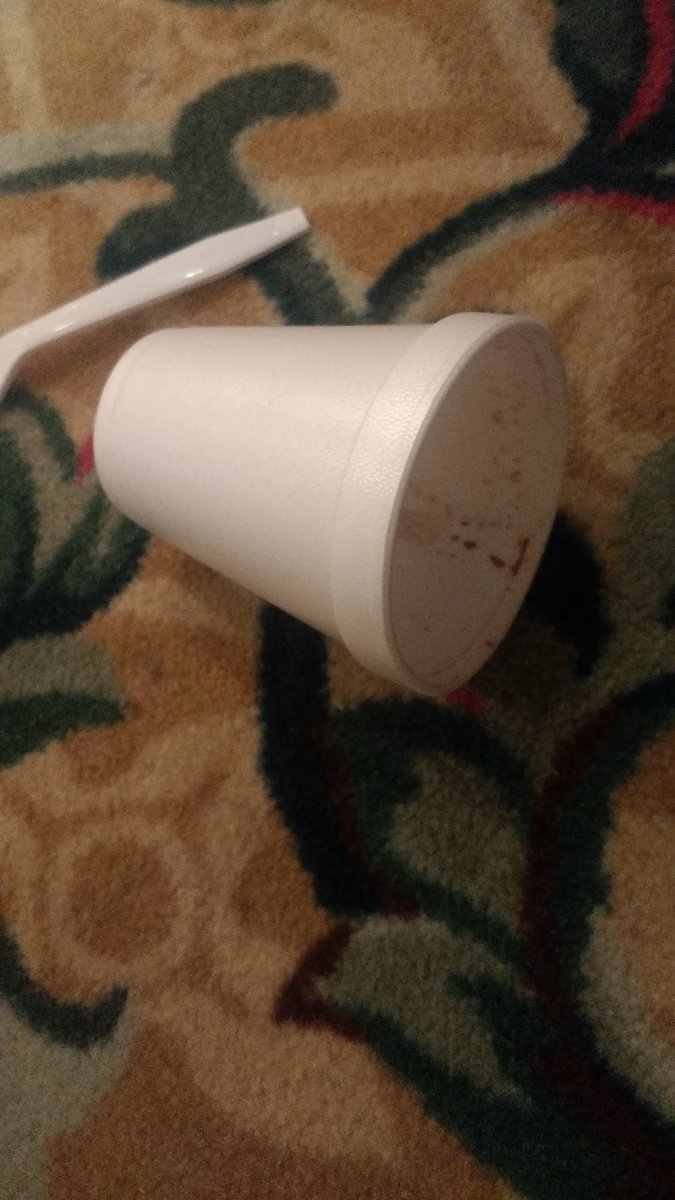 Don't worry, the cup was empty. Everything in life is empty.