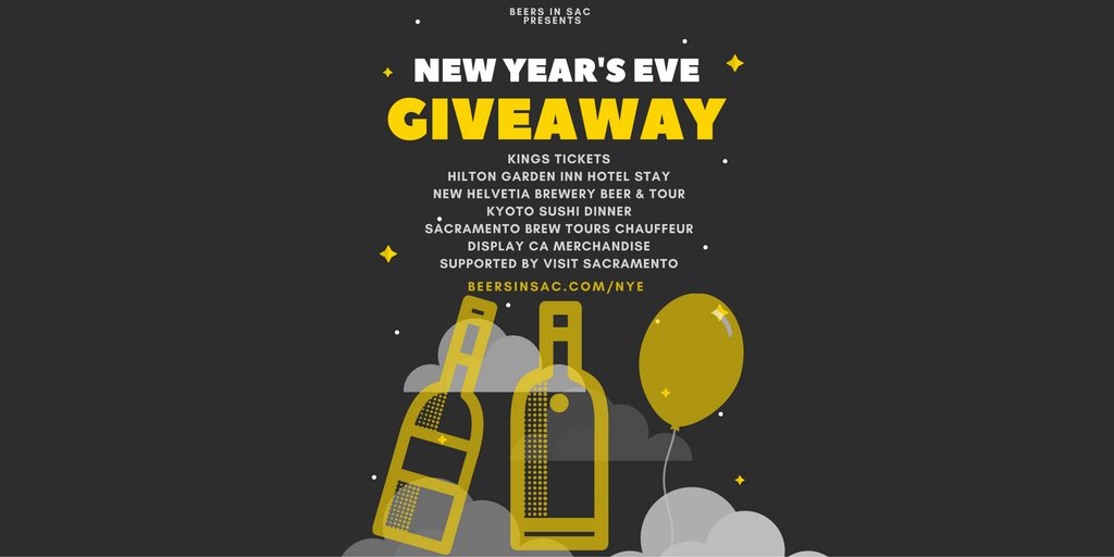 What makes NYE great...the memories. Join our free giveaway for an all day NYE experience for 2! beersinsac.com/nye #NewYearsEve