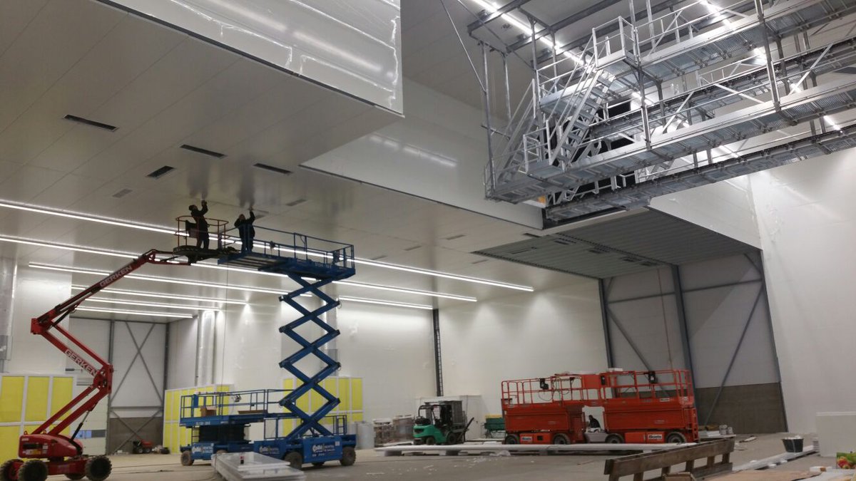 LiRoCon's tweet photo. Time is running....work in progress 
Maas Aviation project 
Sandwich panels all around https://t.co/5q4crTxVY6