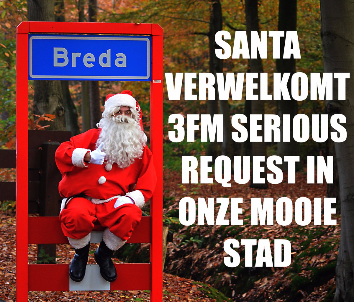 Het is zo ver, #SR16 is begonnen! Steun Serious Request door mee te doen aan de #SantaRunBreda, online inschrijven kan nog t/m morgenavond!