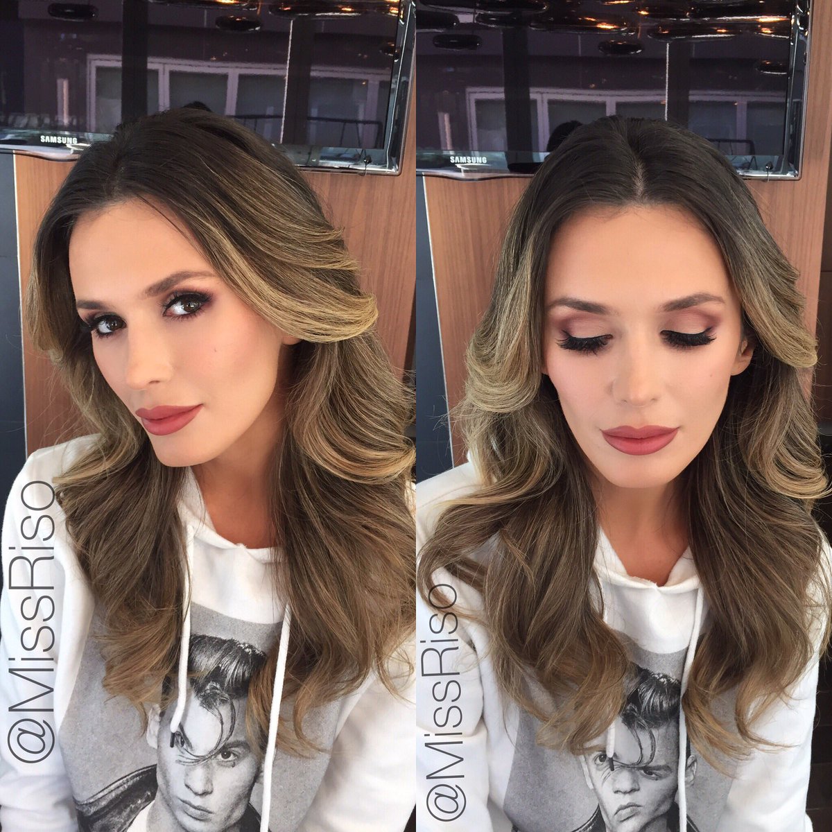 MissRiso's tweet photo. I did my clients #hair &amp; #makeup for her photoshoot #beauty #model #highfashion https://t.co/UnfcCTFk85