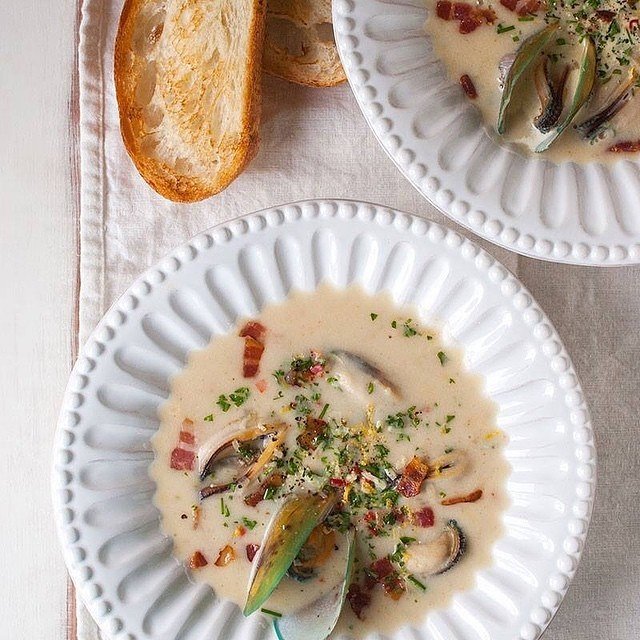 ForeverWeDream's tweet photo. After your #holiday #shopping try this #recipe for #musselchowder from #foodfood. #enjoy #sharing #comfort #family #ForeverWeDream #luxury https://t.co/Y3xaBIZ3PC