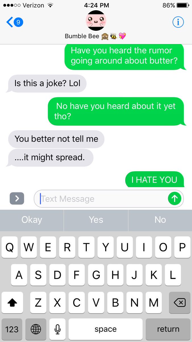 When bae is just as corny as you