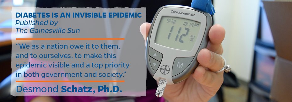To read more visit diabetes.ufl.edu #UFDiabetesInstitute #GainesvilleSun