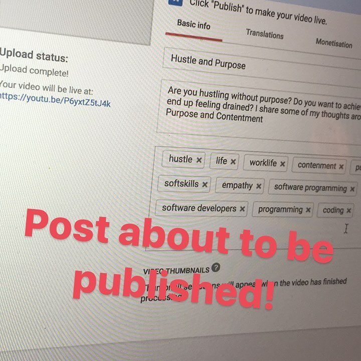 pavsaund's tweet image. New video on its way out. Check out on YouTube. Link in profile. 
#codingwithempathy #hust… ift.tt/2gTYKOE