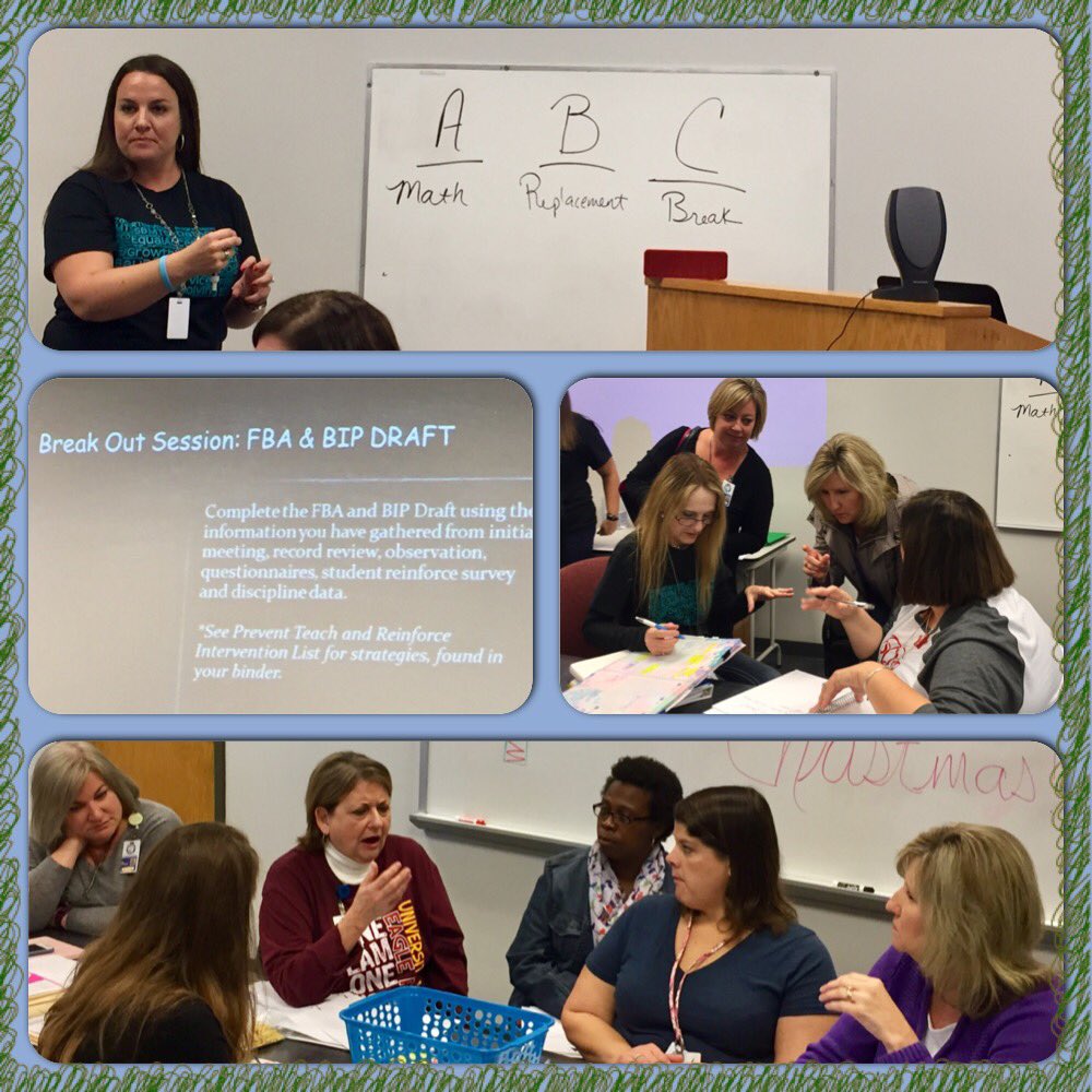 #TisTheSeason to focus on BEHAVIOR! <a href="/BayDistSchools/">Bay District Schools</a> RT's &amp; STS's collaborate on positive behavior practices! #MTSS