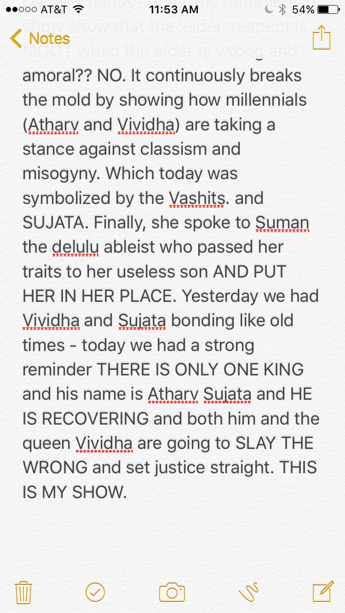 vaishnavisms's tweet photo. Listen. #JNDSD today showed the reminder that classism and misogyny never work. ATHARV SUJATA. Feels. https://t.co/D6x9iCAUXR