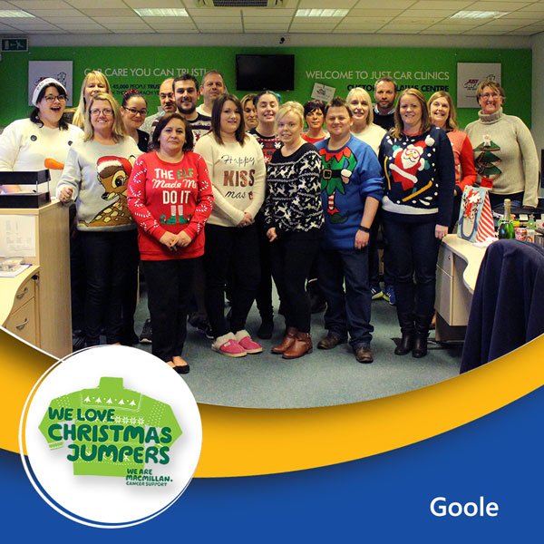 Macmillan | Christmas Jumper Day - This is the team in Goole joining in the Festive Fun on #christmasjumperday in aid of <a href="/macmillancancer/">Macmillan Cancer Support</a>