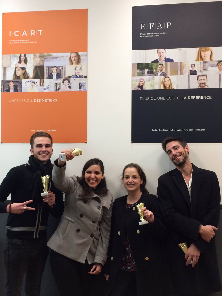 e_infinit's tweet photo. Les gagnants MBA CME des trois catégories 💪🏻💥 #digitalbattle #EFAP #ICART https://t.co/E1vqufv0bY