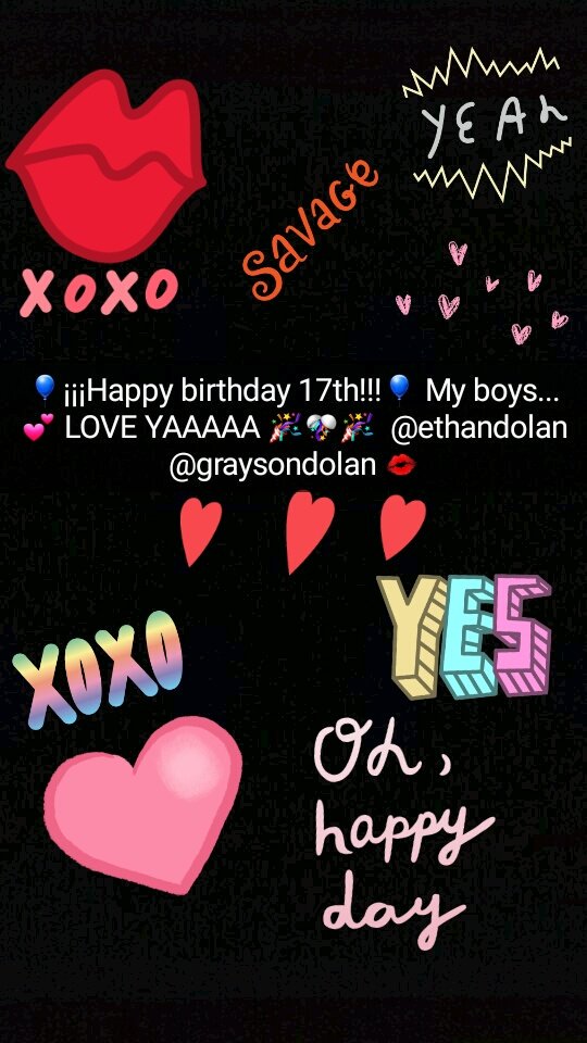 adamsdolan16's tweet photo. @GraysonDolan @EthanDolan 🎈🎈💕🎉🎉🎉🎉🔥 https://t.co/4BdVmLo4tE