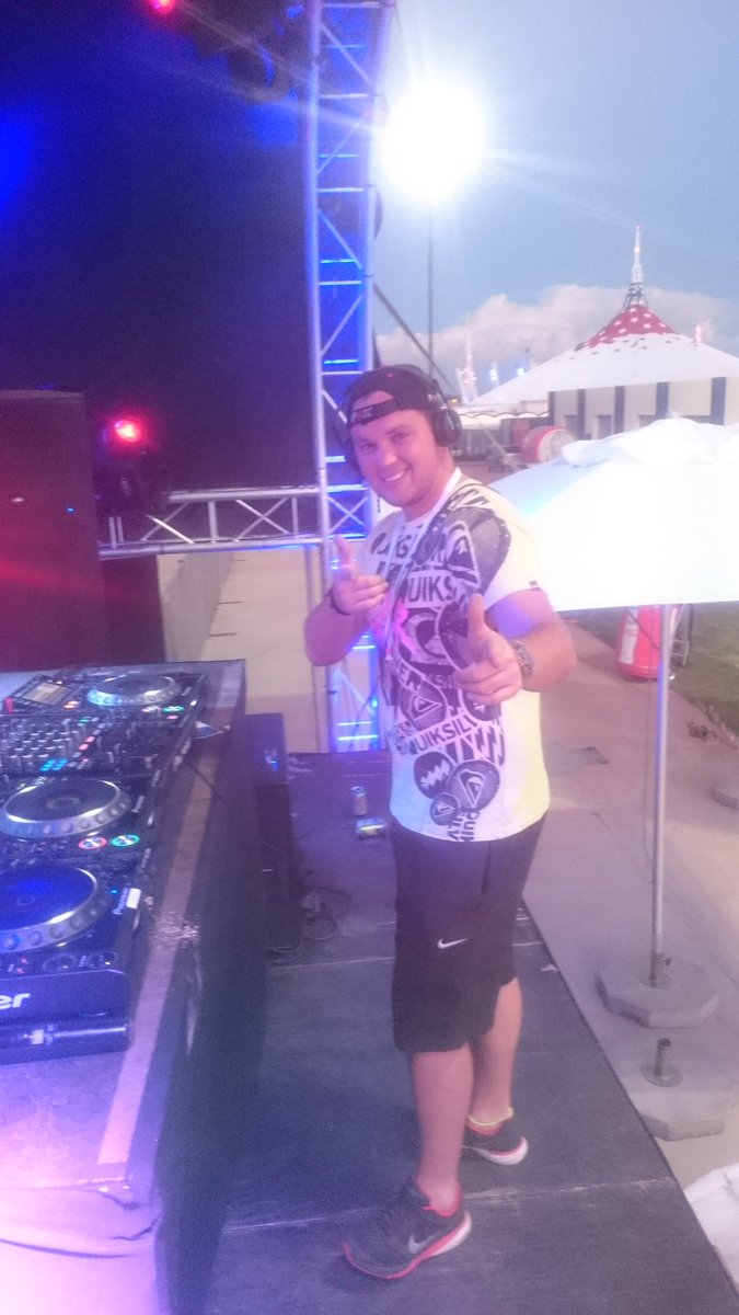 People_SA's tweet photo. @DJhouseShaker on the 1s and 2s at the #ColourInTheSun Reconciliation Day Festival at Carnival City. https://t.co/xYwfSGr2Z0