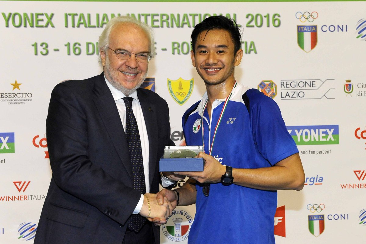 Coninews's tweet photo. Grande risultato per @indrabagus13 🏅 medaglia d'argento agli Yonex Italian International di #badminton ad Ostia 👉https://t.co/dwUjseY8wv https://t.co/SC0fOW9Mn1