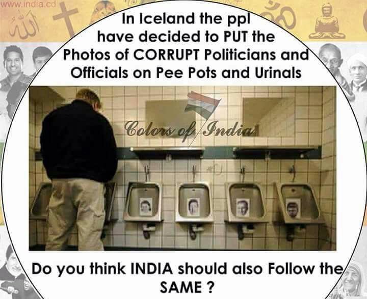 NagarJitendra's tweet photo. They pee on face of #corrupts ..Can we..?
#IndiaFightsCorruption #PestControlByModi https://t.co/kdpYf4kv8X