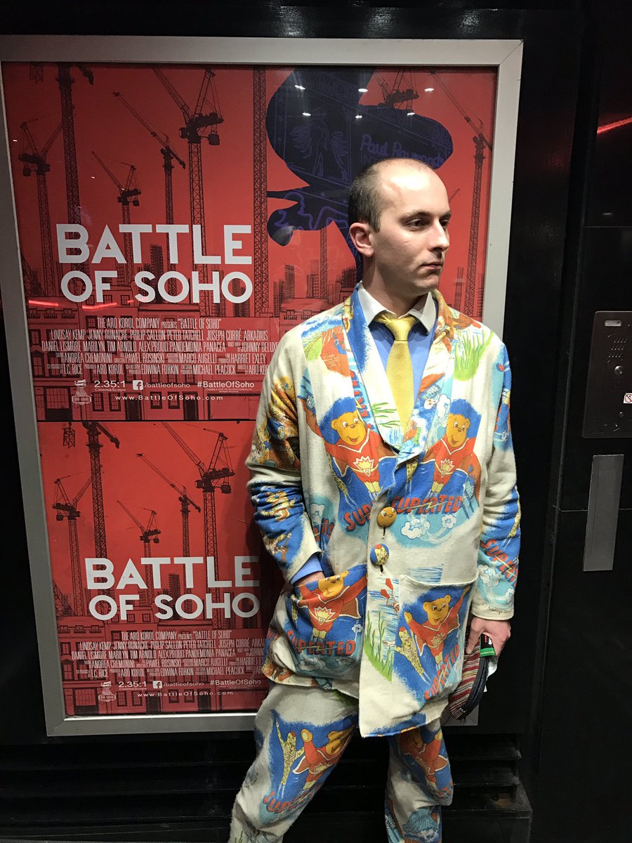My Battle of Soho original sound track written by me for #BattleOfSoho film premiere. At <a href="/CurzonCinemas/">Curzon</a> in #Soho bit.ly/2hWSX8x