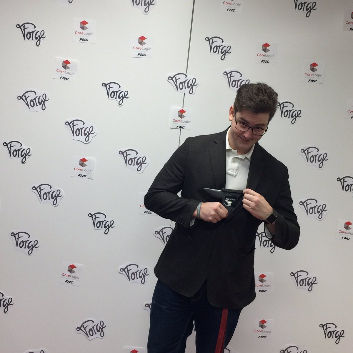 FNC_HR's tweet image. Busted an employee trying to sneak off with an #fncforge trophy-an anvil of course. #fintech #innovation @timmask #innovation #dotnet #code