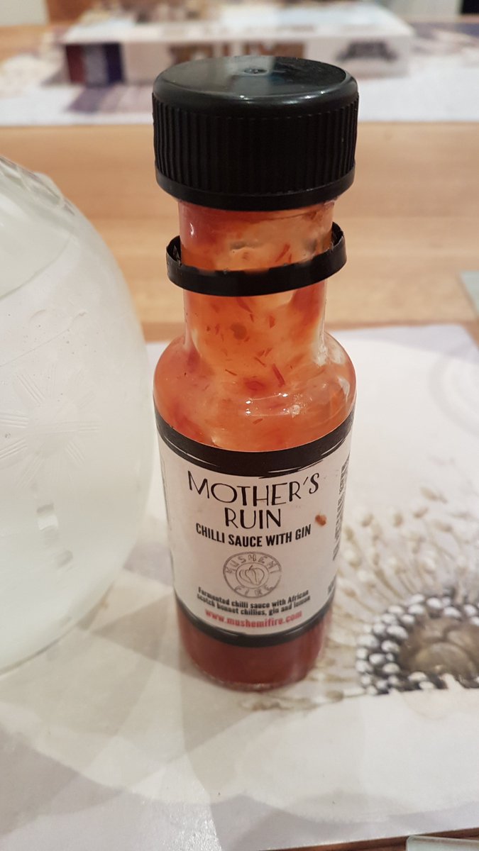 PeterCribley's tweet image. Heading to #Liverpool @GinFestival, @MushemiFire Mother's Ruin from @lickmydip is the perfect accompaniment for my pre-fest #feast. #gin