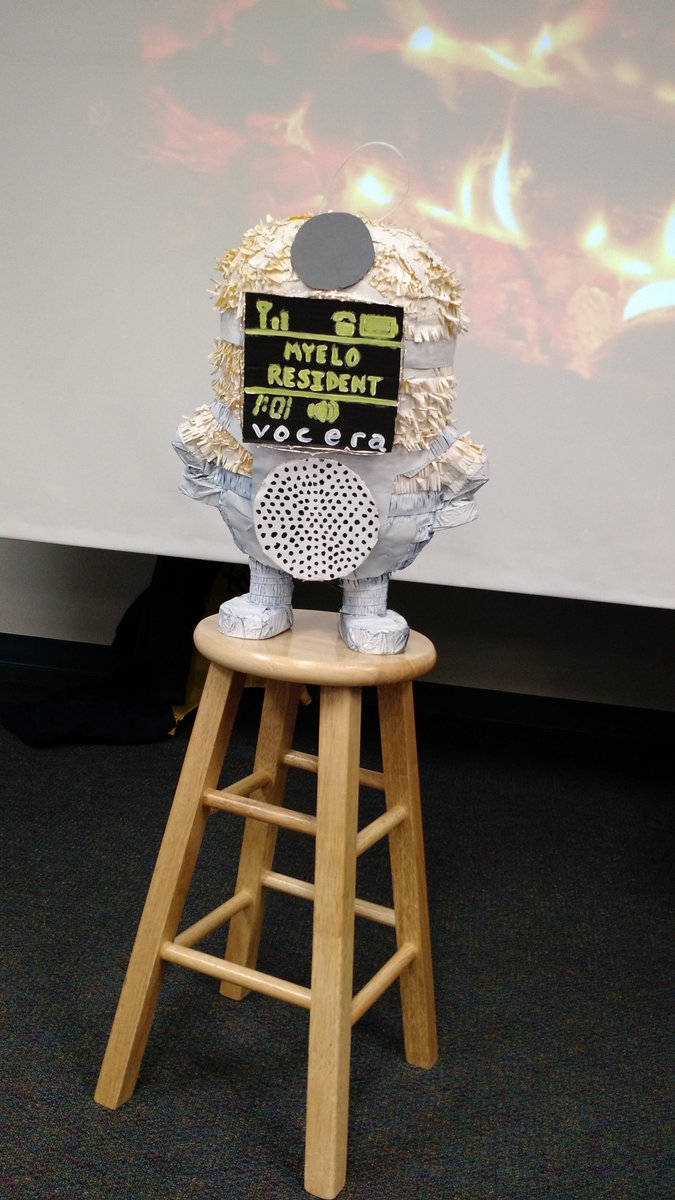 Fun times <a href="/UVARadiology/">UVA Radiology</a> #RadRes Holiday Party. Excellent pinata by the 1st years.