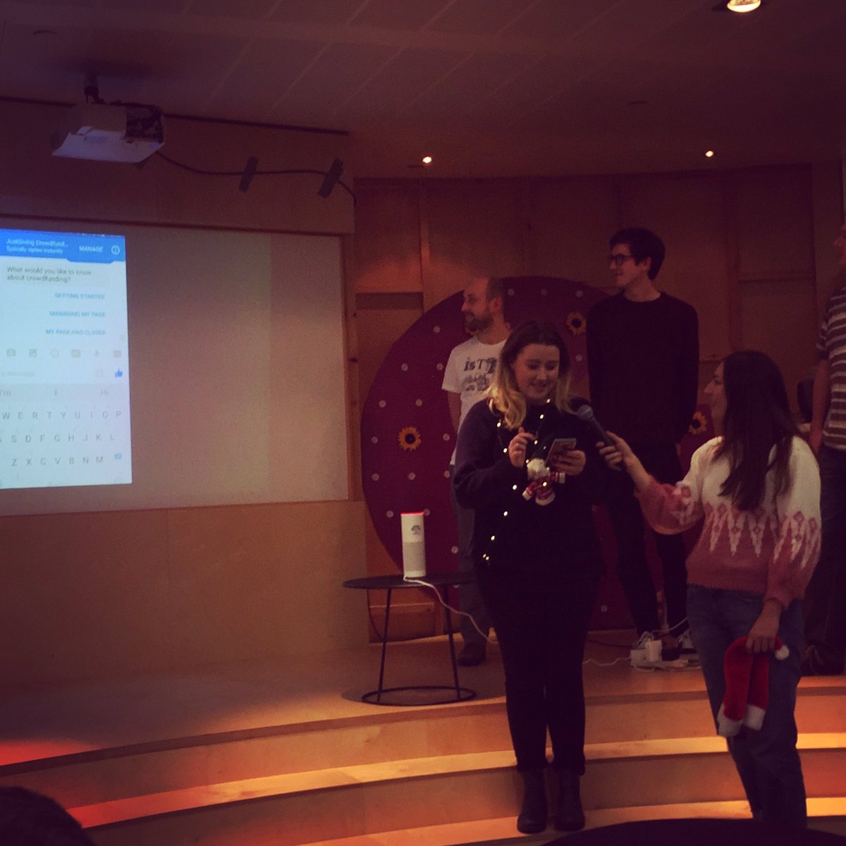 robledwards's tweet photo. Loved seeing the 7 hacks of Christmas come to life at @justgiving this aft! 🎄🛠#justhacking https://t.co/lind1jXrnO