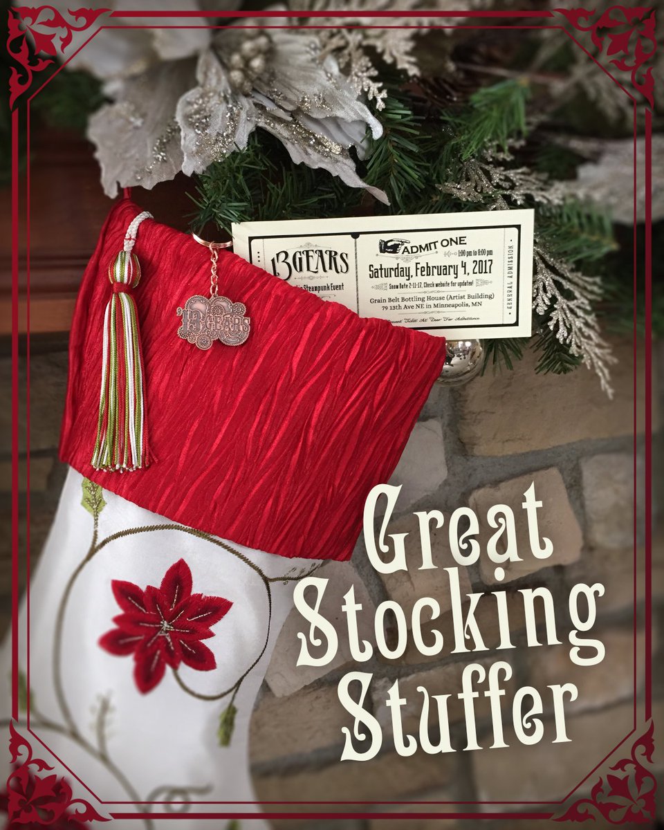 13GEARSEvent's tweet photo. Give the gift of steampunk this holiday season! https://t.co/mguLYFqxiB https://t.co/rAhdOcug8p
