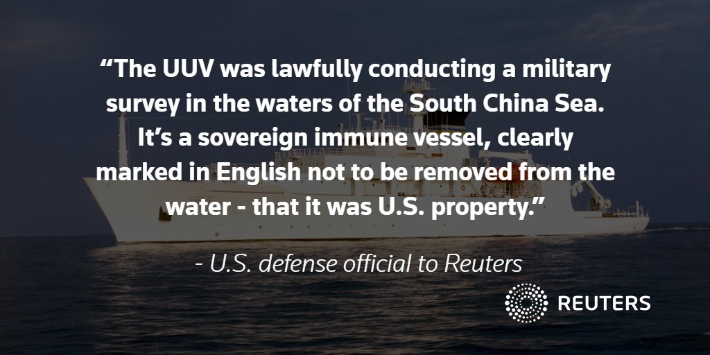 China returns US drone seized in South China Sea