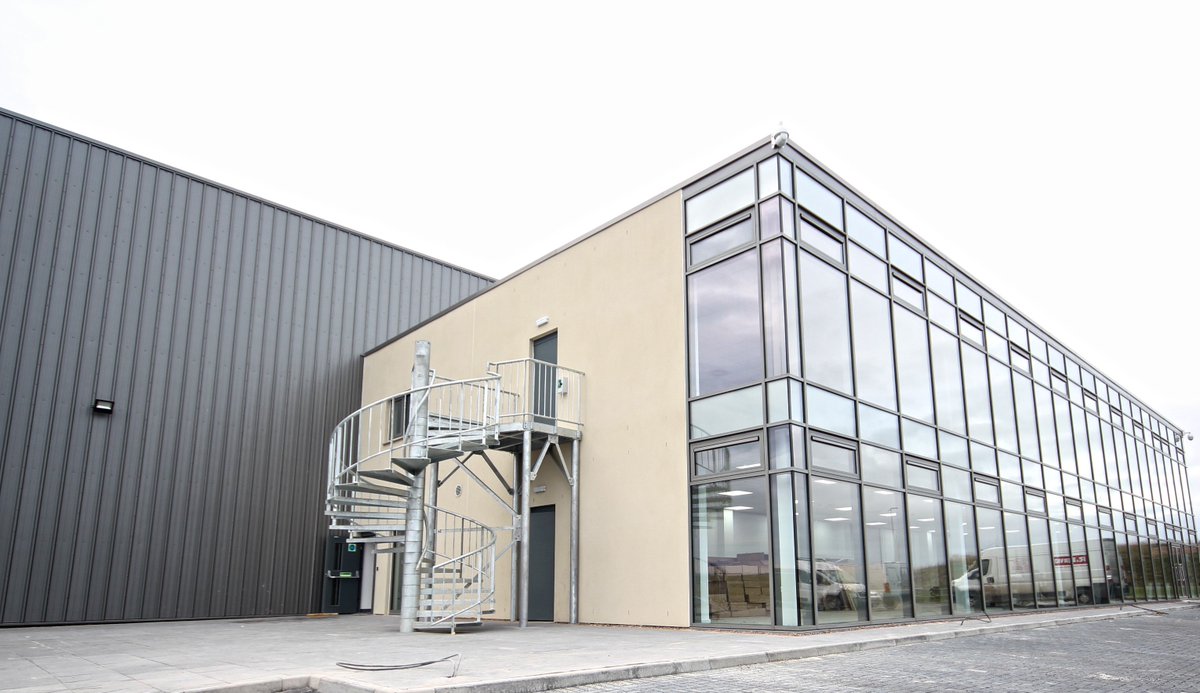 THECOREABERDEEN's tweet photo. External works are complete on #Sonomatic’s new building at The Core #Aberdeen. View the new time lapse update here https://t.co/aoOXhaHGlj https://t.co/8wCn7NRFyD