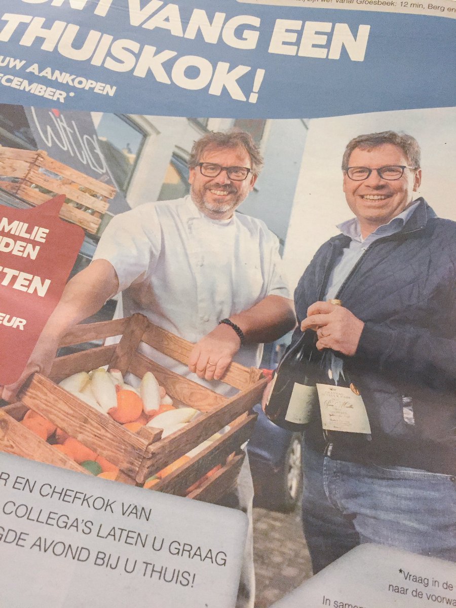 De kok aan huis <a href="/WitlofNijmegen/">restaurant Witlof</a> #actie #passie #toewijding <a href="/Jacobs1929/">Jacobs Interieur</a>