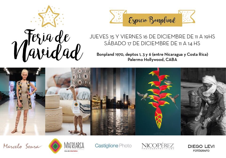 Hoy y mañana Feria de Navidad en Matriarca! Aprovechen la oportunidad q nos dan las fiestas para hacer regalos con valor cultural. Pasense!