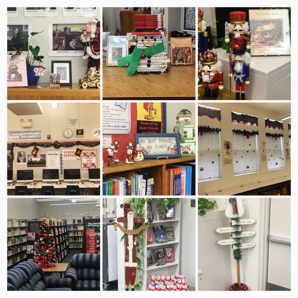 CarmMSLibrary's tweet image. Holiday Cheer in the CMS Library🎄🎁🎅🏻☃️