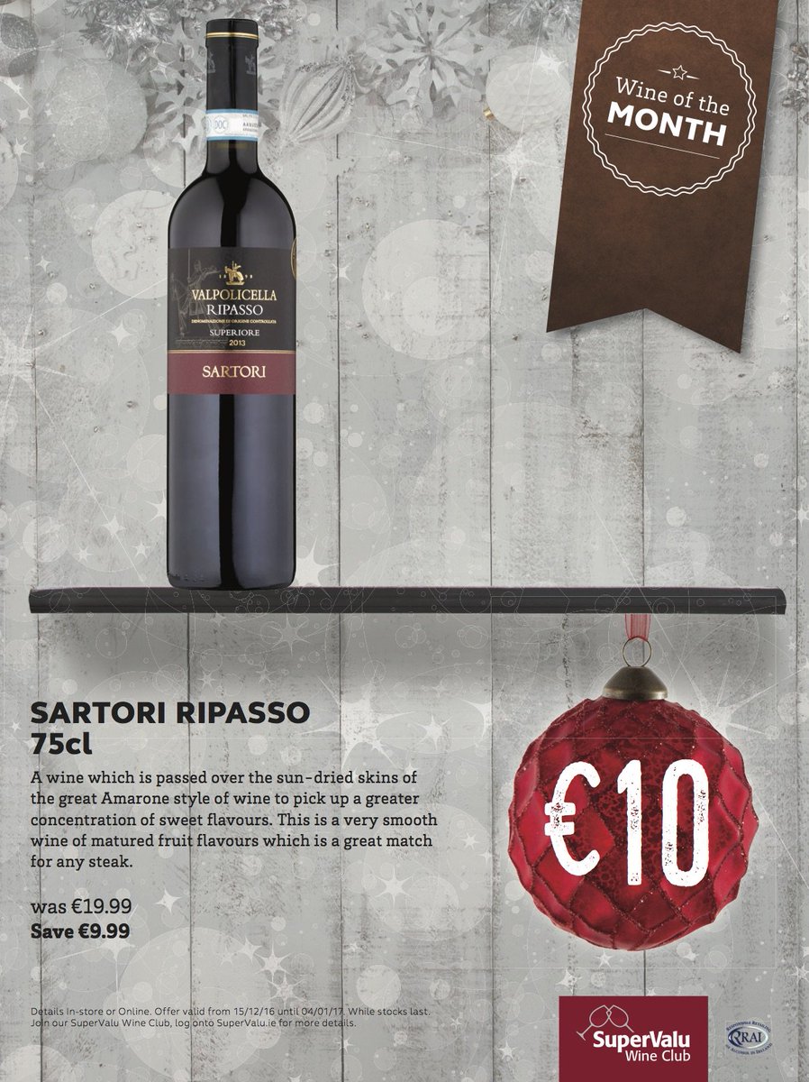 Our Wine of the Month is a real Christmas Corker!