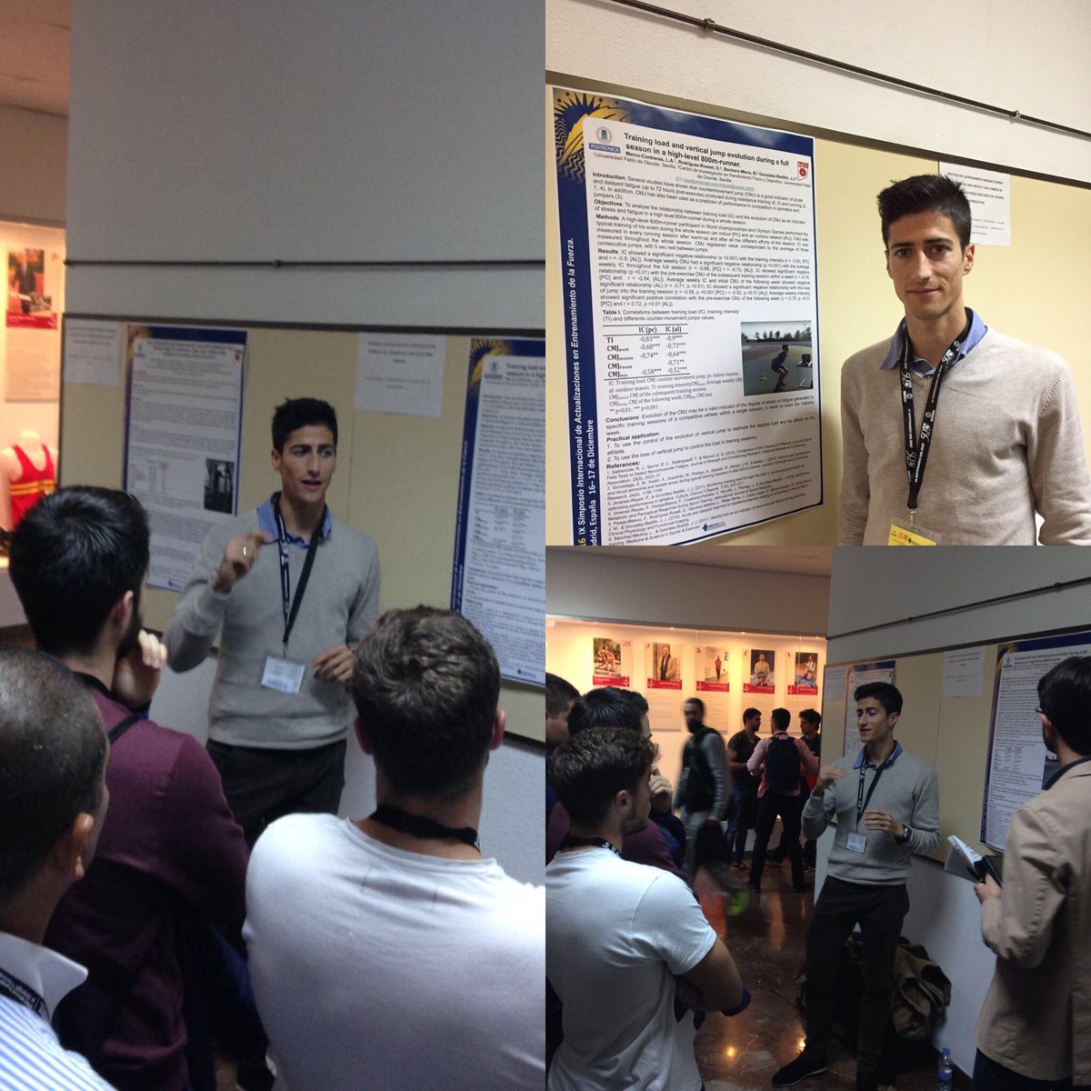 Grata primera experiencia presentando un estudio/póster en <a href="/SimposioFuerza/">Simposio de Fuerza</a> y asistiendo a interesantes ponencias. Mañana más! #SF2016