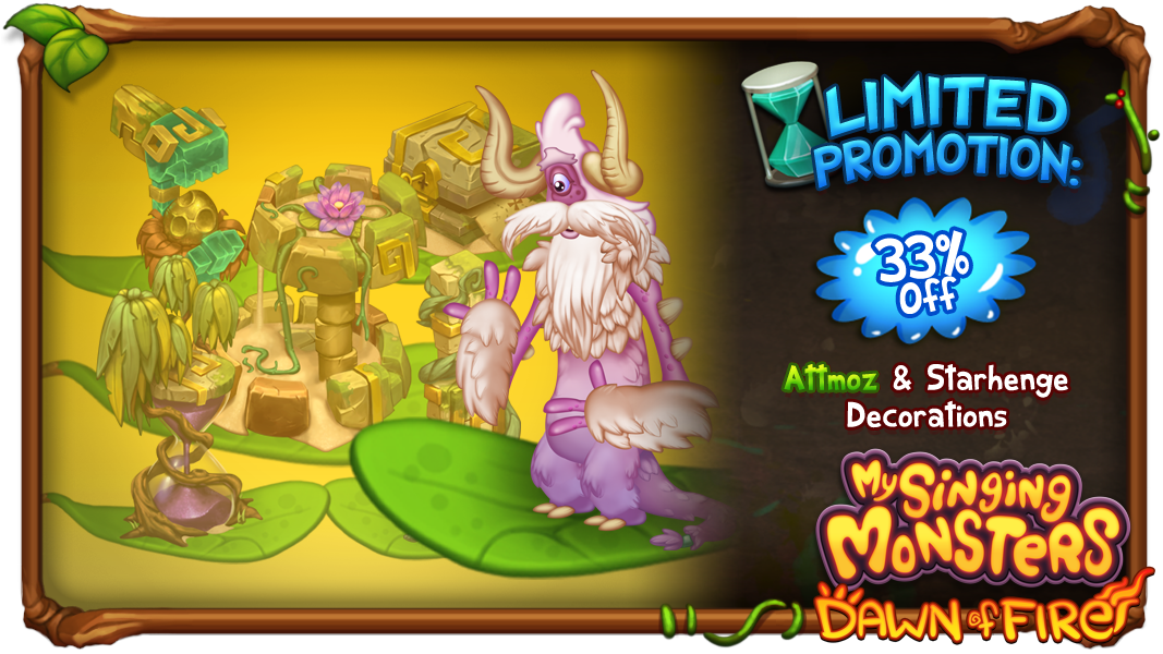 Celestial energies are strongest mid-month! Attmoz and Starhenge-themed  Decorations are 33% OFF this weekend, so get them while you can!