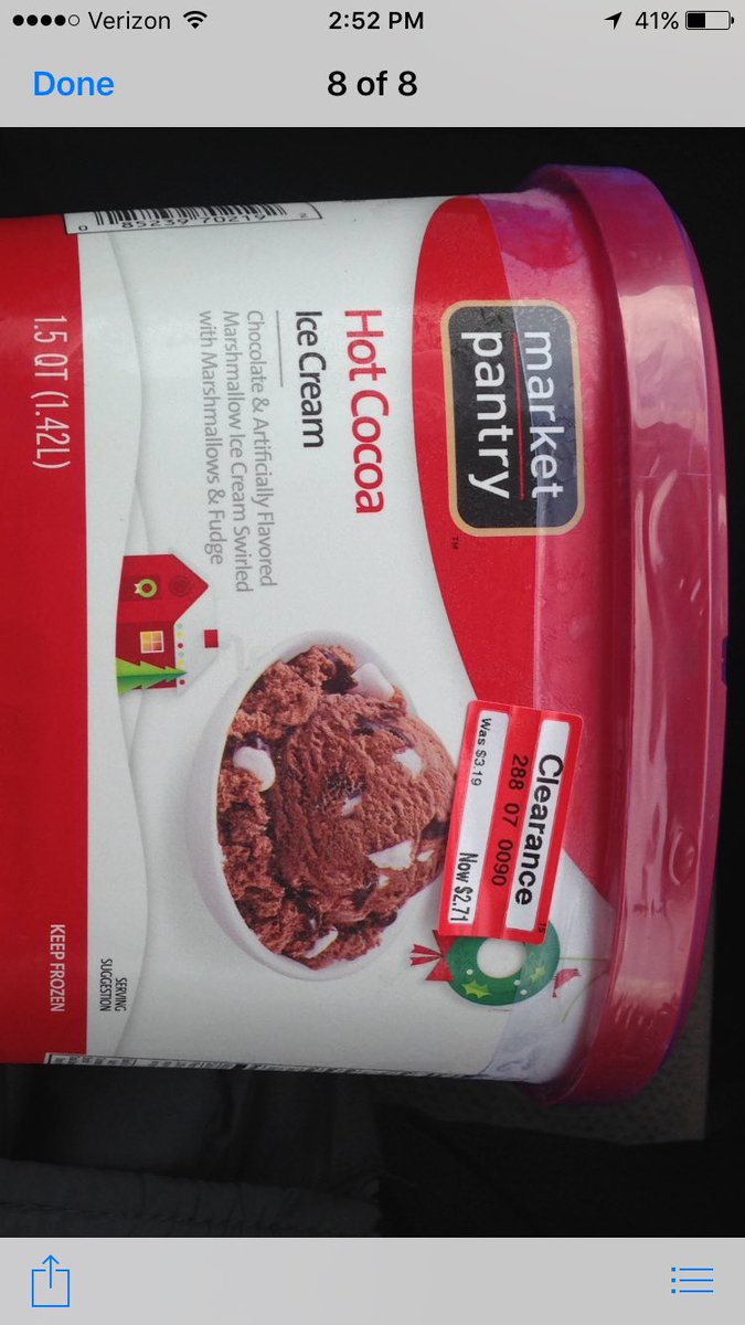 Hey <a href="/Target/">Target</a> any chance you are bringing back your Market Pantry hot cocoa ice cream? <a href="/JoeBindert/">Joe Bindert</a> &amp; I are missing it from last year...