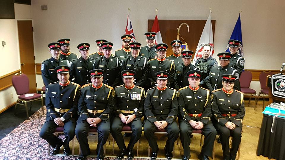 Graduation class gets presented with their badges today at <a href="/NAPS_Police/">Nishnawbe Aski Police Service</a> graduation ceremony. <a href="/gcfiddler/">Alvin Fiddler</a> <a href="/DGCAnnaBetty/">Anna Achneepineskum</a> @dgcfox <a href="/DGCSmallboy/">DGC Jason Smallboy</a>