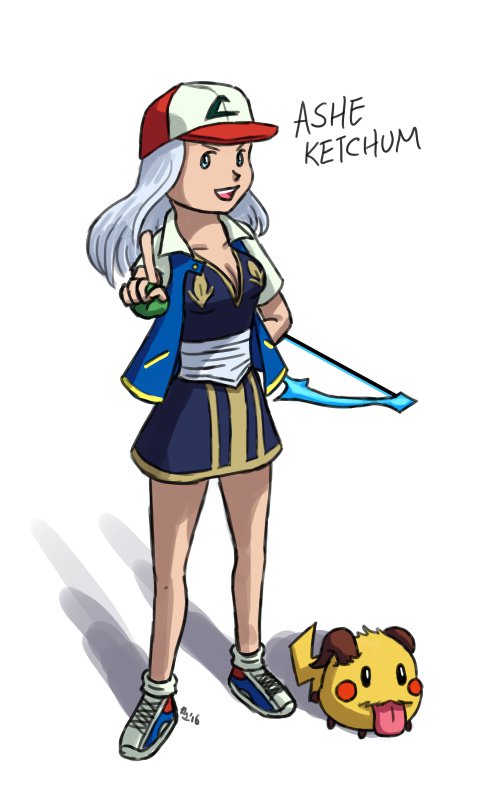¡Ashe Ketchum! #Gamer #LeagueofLegends #Pokemon