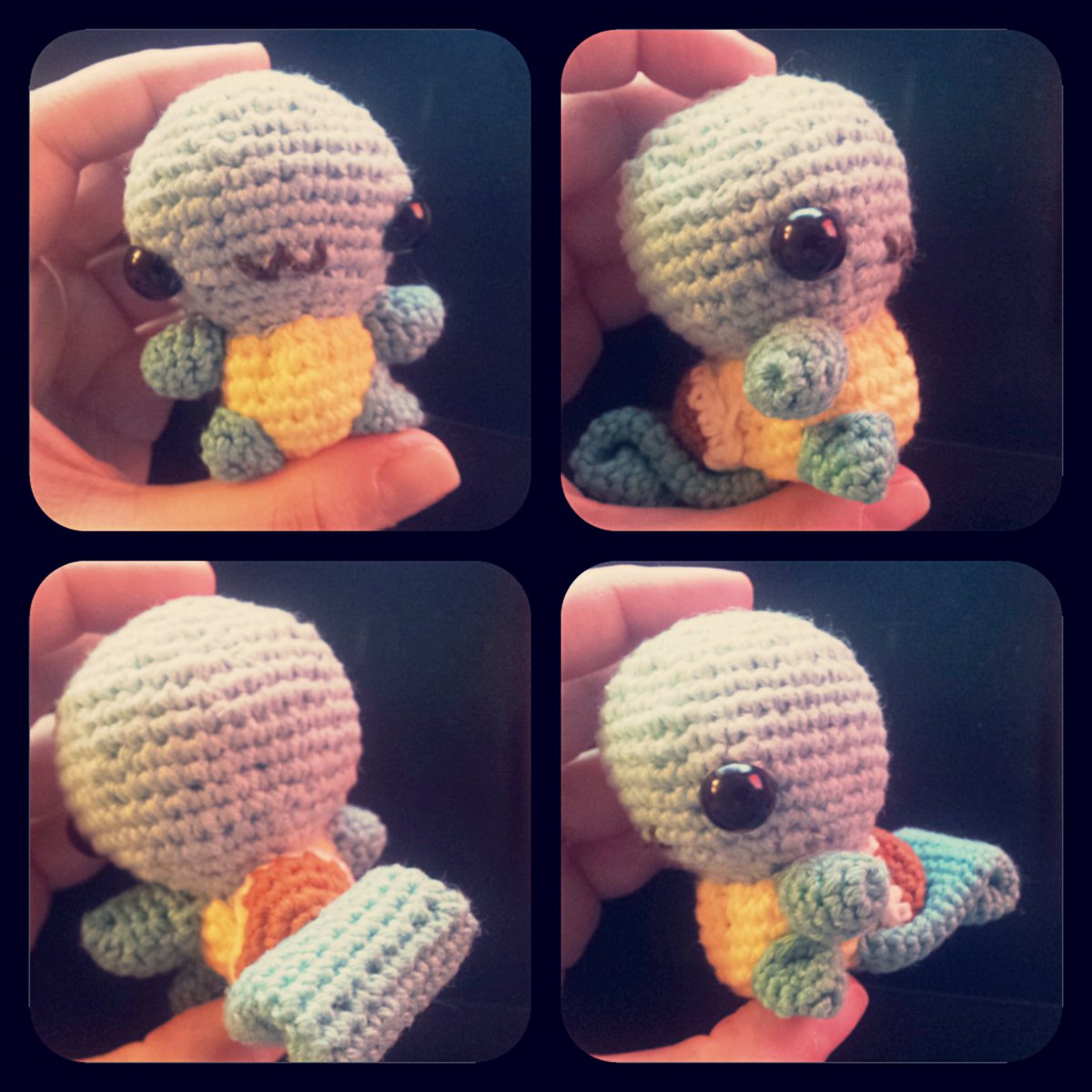 kaminenee's tweet photo. Yay! I made it! My first amigurumi ever!!! *O*
Thanks @StudioCrafti for the tutorial. It was so easy to follow :D https://t.co/5oOqI4l2LM