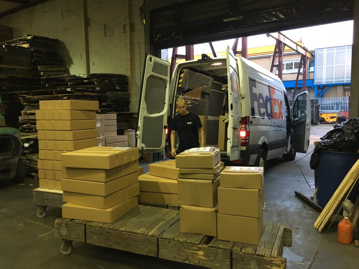 Filled the FedEx van up today !