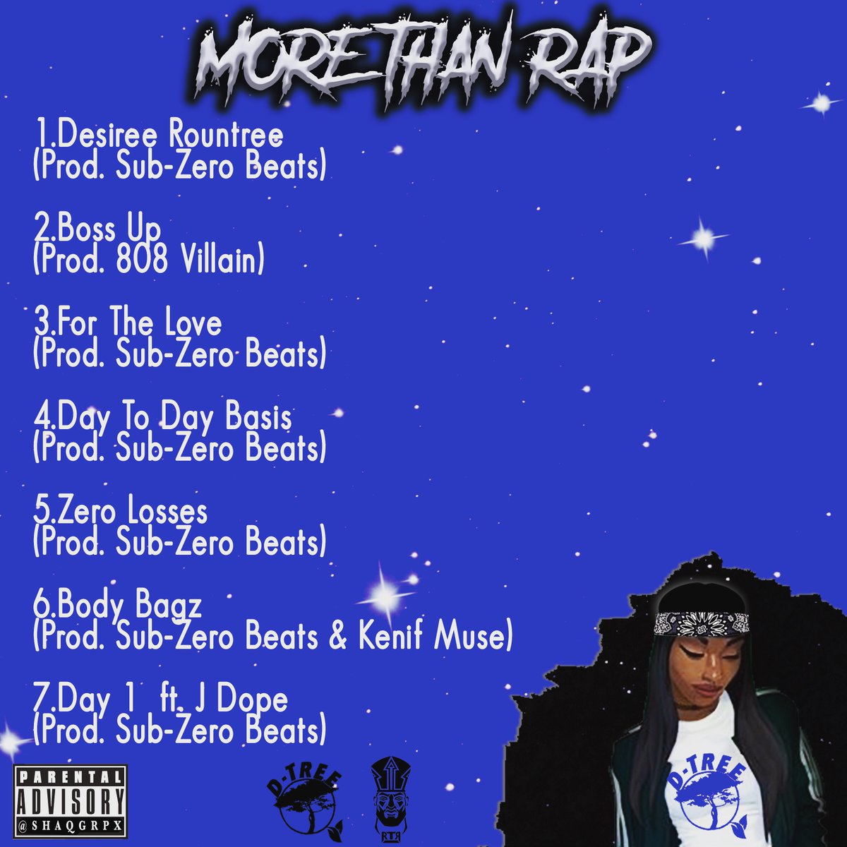 darrenhicks2nd's tweet photo. 😷❄️🌲🙏🏾 12/29/16 "More Than RAP" Tracklist @DTree_ #RiseToReign #DTree #HolySub #KenifMuse #808villian #D203Productions #JDope https://t.co/V23kxDEKy0