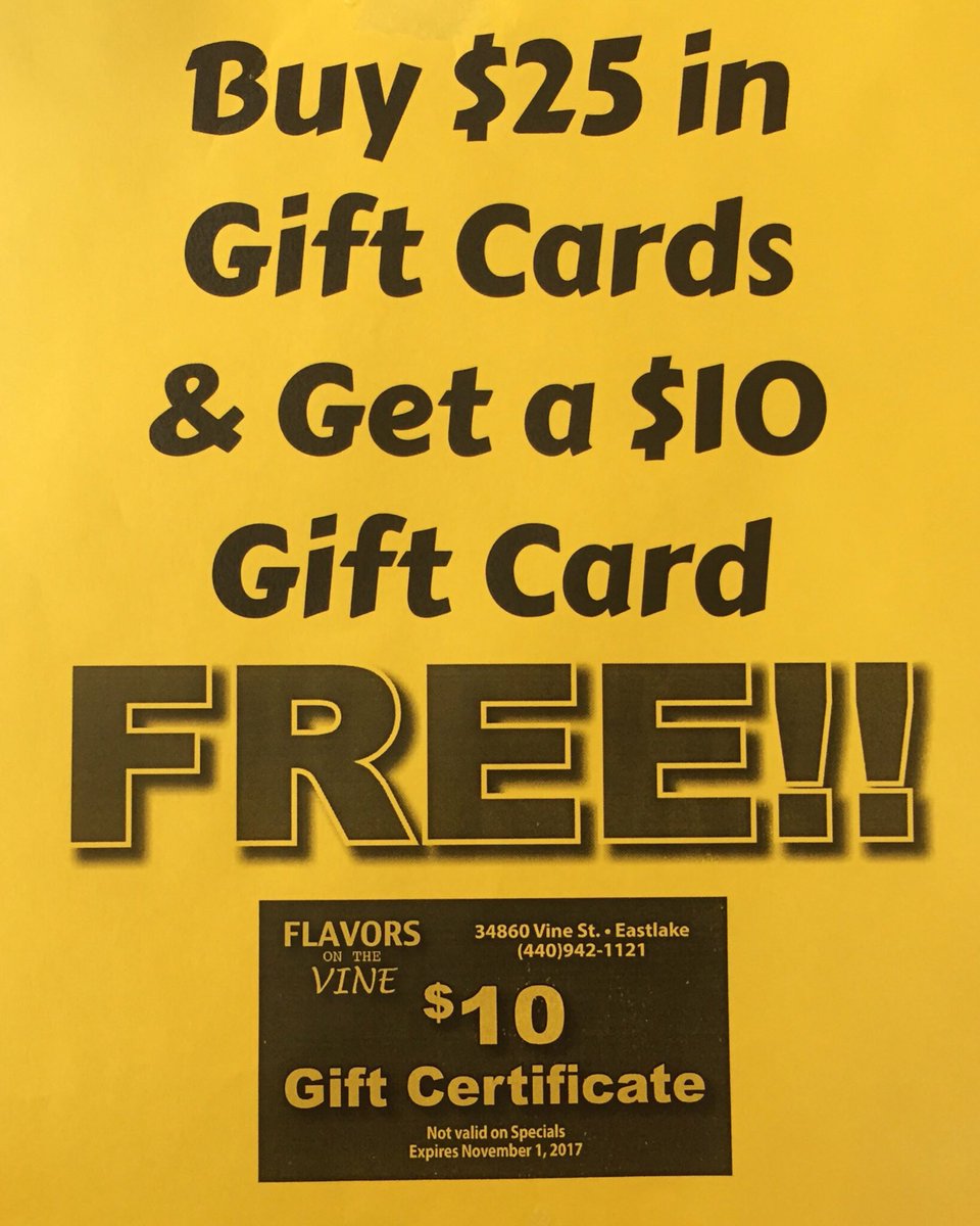 #ThingsSantaNeverSaid Flavors on the Vine gift cards are a bad gift idea... Act now and get everyone a gift cards from #FlavorsOnTheVine!!