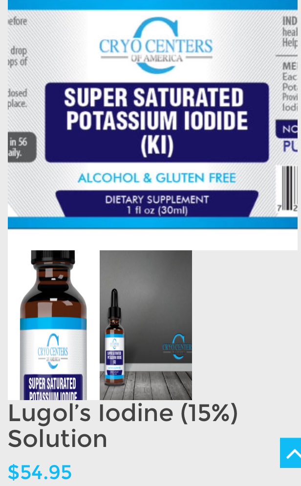 SlaterSuccess's tweet image. Lugol's Iodine (15%) Solution assists thyroid health. Naturally support your body. #T3 #T4 #hormones #sale #shop feelthefreeze.com