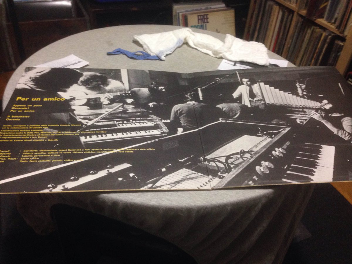 #PremiataForneriaMarconi- Per Un Amico. 72. #Italian #Prog. Diversity, complexity, &amp; integrity. As good as #Progrock gets. #PFM #NowSpinning