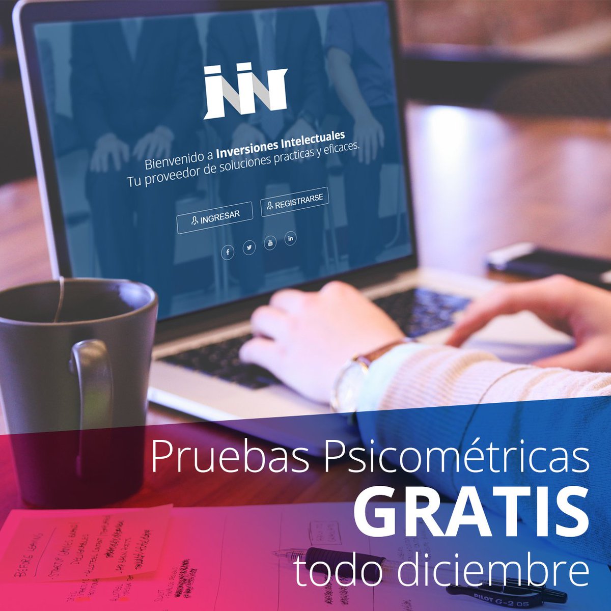 inin_global's tweet photo. Todo diciembre puedes realizar tus pruebas psicométricas sin ningún costo. Aprovecha para registrarte ingresando a https://t.co/1l6qYi2jBd https://t.co/wJXzfv0XF2