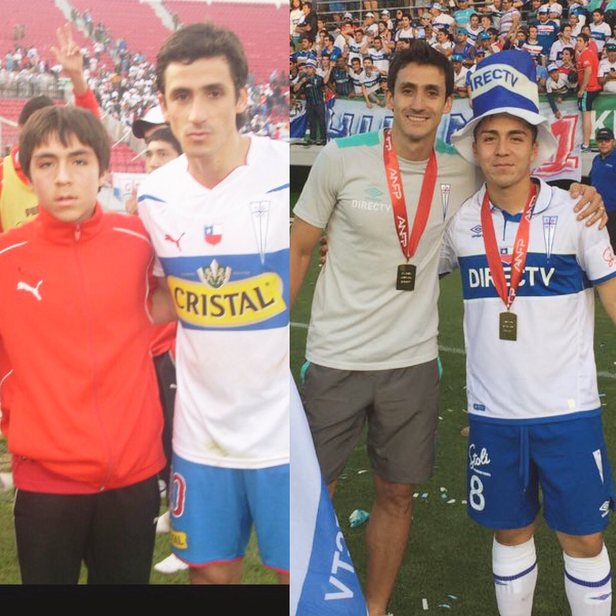 Como hincha y como compañero, que gran persona que es gracias futbol!! ⚽️⚪️🔵🏆🏆